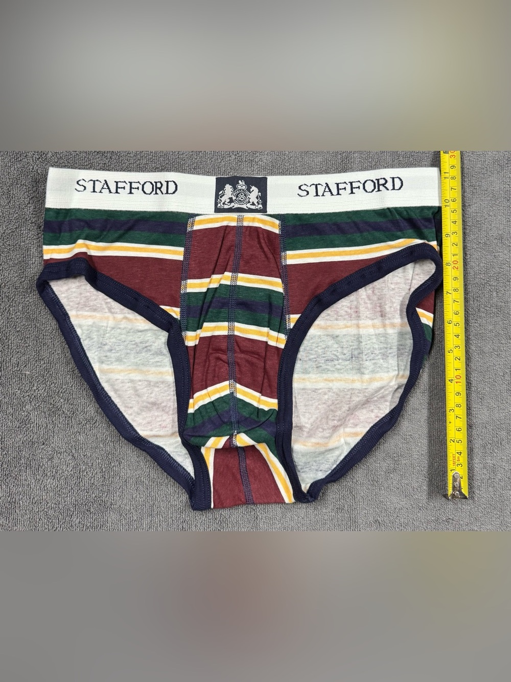 Rare vintage men's Stafford low rise pouch brief - Picture 7 of 8